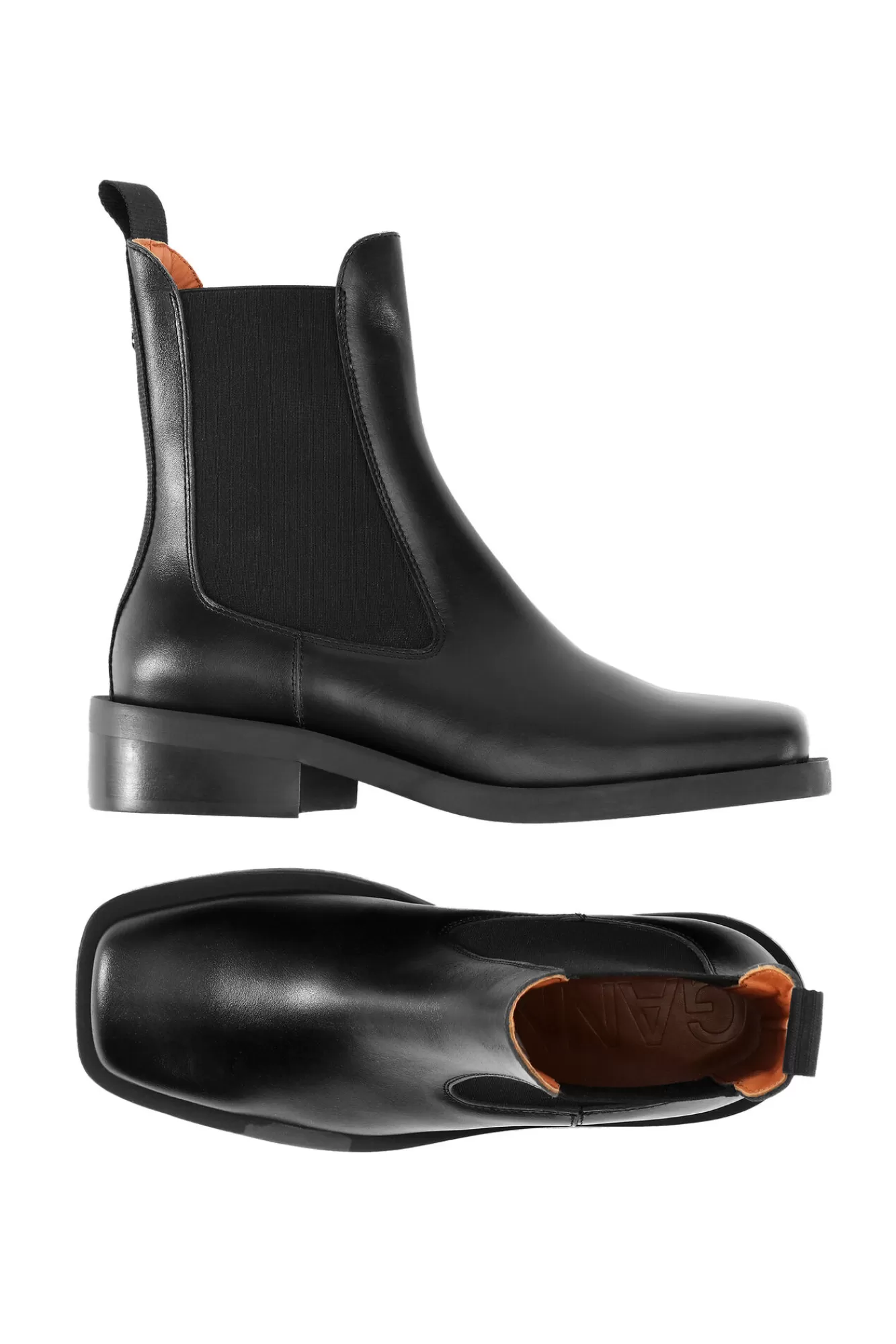 Wide Welt Squared Toe Wide Welt Chelsea Boot>GANNI Fashion